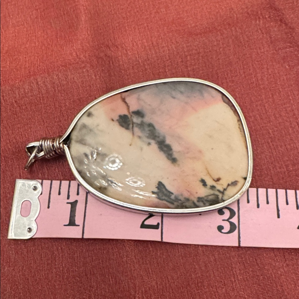 Dentrite Agate Statement Pendent - image 7